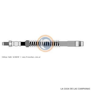 8023F FLEXIBLE DE FRENO