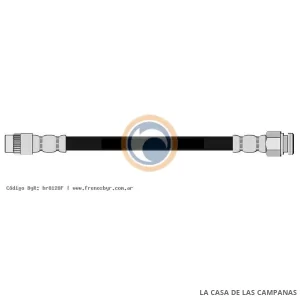 8128F FLEXIBLE DE FRENO