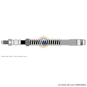 8129 FLEXIBLE DE FRENO