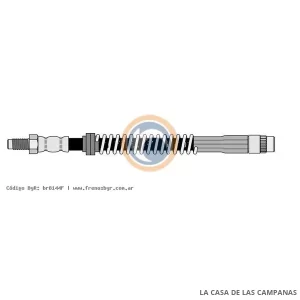 8144F FLEXIBLE DE FRENO