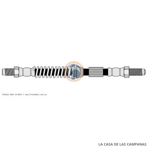 8222 FLEXIBLE DE FRENO