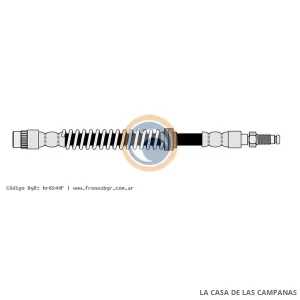 8244F FLEXIBLE DE FRENO