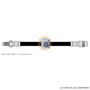 8258F FLEXIBLE DE FRENO