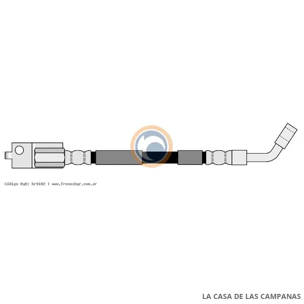 9102 FLEXIBLE DE FRENO