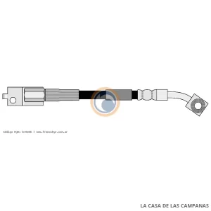 9106 FLEXIBLE DE FRENO