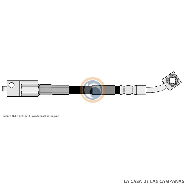 9107 FLEXIBLE DE FRENO