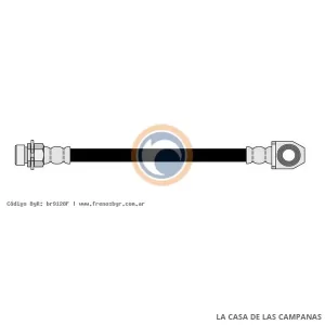 9128F FLEXIBLE DE FRENO