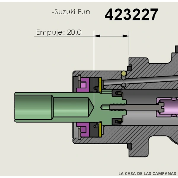 050-423227 BOMBA DE FRENO - Imagen 2