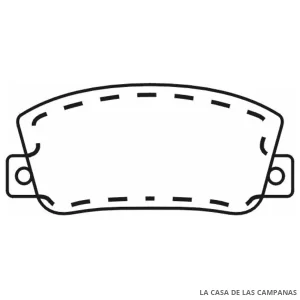 078-12053 PASTILLA DE FRENO