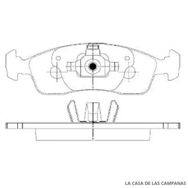 078-12925 PASTILLA DE FRENO