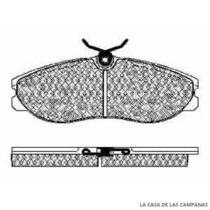078-140933 PASTILLA DE FRENO
