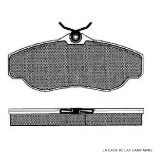 078-150145 PASTILLA DE FRENO