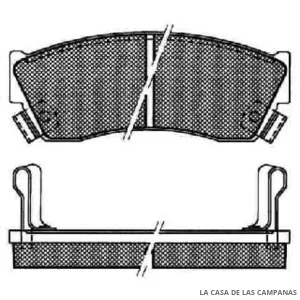 078-180811 PASTILLA DE FRENO