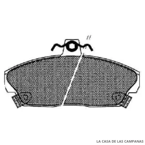 078-180860 PASTILLA DE FRENO