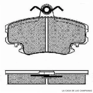 078-190986 PASTILLA DE FRENO