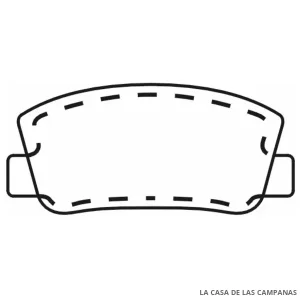078-3025COM PASTILLA DE FRENO