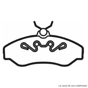 078-3073 PASTILLA DE FRENO