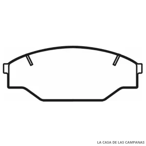 078-3074 PASTILLA DE FRENO