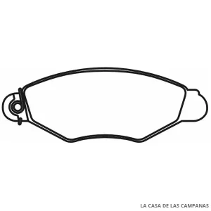 078-3100 PASTILLA DE FRENO