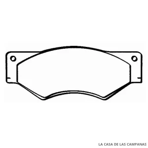 078-3122 PASTILLA DE FRENO