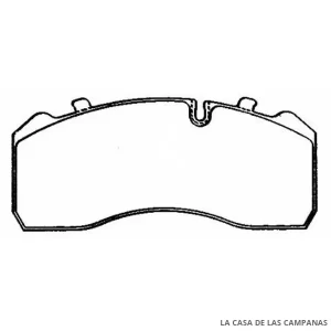 078-3124 PASTILLA DE FRENO