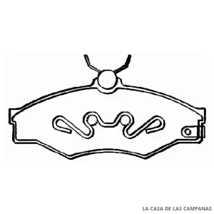 078-3137 PASTILLA DE FRENO