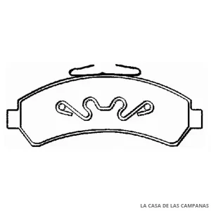 078-3138 PASTILLA DE FRENO