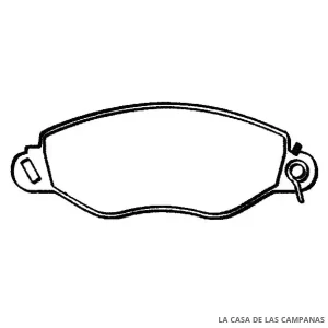 078-3160 PASTILLA DE FRENO