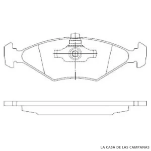 078-3202 PASTILLA DE FRENO