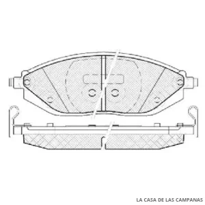 078-401107 PASTILLA DE FRENO
