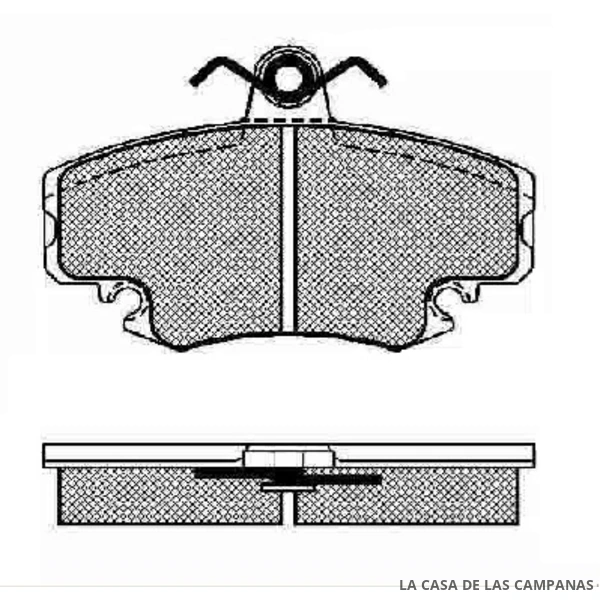 078-12062 PASTILLA DE FRENO