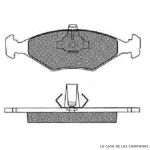 078-12080 PASTILLA DE FRENO