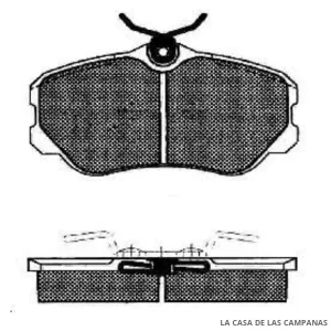 078-12525 PASTILLA DE FRENO