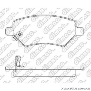 078-12901 PASTILLA DE FRENO