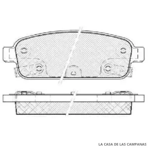 078-12929 PASTILLA DE FRENO