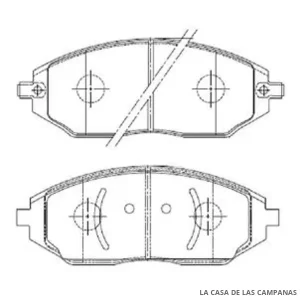 078-12938 PASTILLA DE FRENO