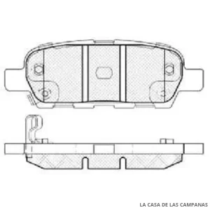 078-12965 PASTILLA DE FRENO