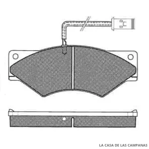 078-140965 PASTILLA DE FRENO
