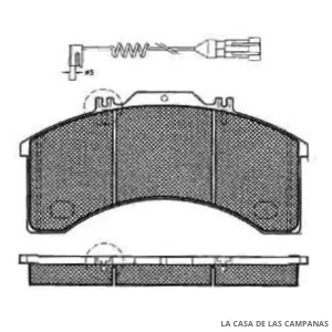 078-150043 PASTILLA DE FRENO