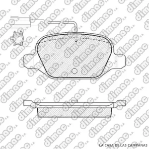 078-182037 PASTILLA DE FRENO