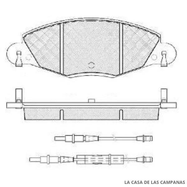 078-190406 PASTILLA DE FRENO
