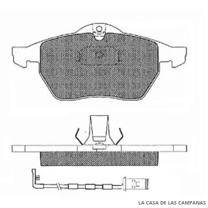 078-190987 PASTILLA DE FRENO