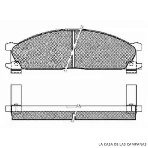 078-300168 PASTILLA DE FRENO