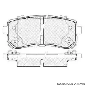 078-301041 PASTILLA DE FRENO