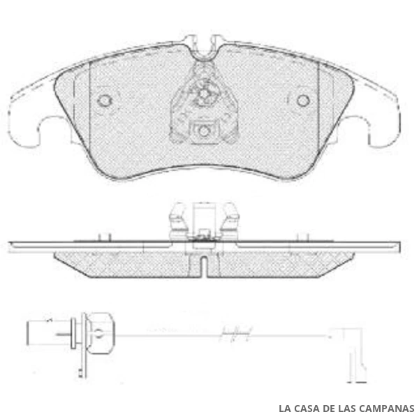 078-301079 PASTILLA DE FRENO