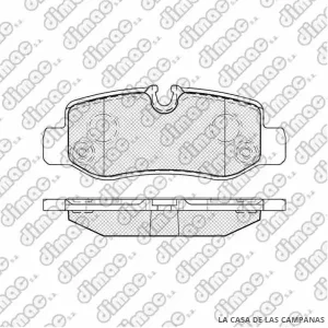 078-401166 PASTILLA DE FRENO