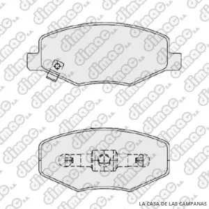 078-801122 PASTILLA DE FRENO
