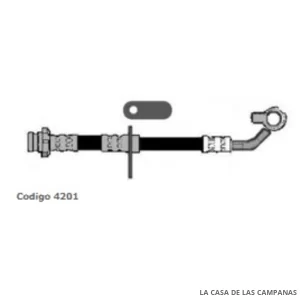 090-4201 FLEXIBLE DE FRENO