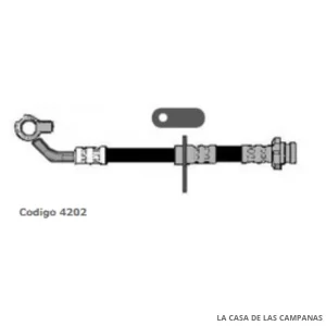 090-4202 FLEXIBLE DE FRENO