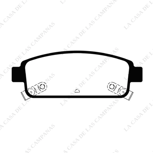 L4824-0M Pastillas de Freno Trasero